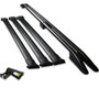 VW Caddy 2020+ SWB Roof Rail and Three Cross Bar Rack Set with Load Stops | Black