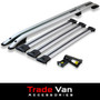 Ford Transit Connect 2014-24 SWB Roof Rail and 3 Cross Bar Rack Set with Load Stops | Silver