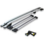 Ford Transit Courier 2014+ SWB Roof Rail and Cross Bar Rack Set Silver with load stops