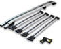 Ford Transit Courier 2014+ SWB Roof Rail and Cross Bar Rack Set Silver with load stops