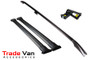 Mercedes Vito W639 2003+ M-LWB Roof Rail and Two Cross Bar Rack Set With Load Stops | Black