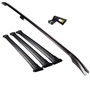 Mercedes Vito W447 2014+ SWB Roof Rail and Three Cross Bar Rack Set With Load Stops | Black 