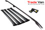 Mercedes Vito W639 2003+ M-LWB Roof Rail and Four Cross Bar Rack Set With Load Stops | Black