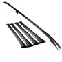 Mercedes Vito W639 2003+ XLWB Roof Rail and Four Cross Bar Rack Set | Black
