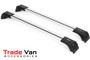 Atlas V2 Secure Lockable Cross Bars | Seat Ibiza Sw Estate 2010+ | Silver