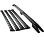 VW Caddy 2020+ SWB Roof Rail and Cross Bar Rack Set Black with load stops