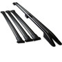 VW Caddy 2020+ SWB Roof Rail and Cross Bar Rack Set Black with load stops