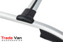 Vauxhall Vivaro SWB Roof Rail and Cross Bar Rack Set Silver with load stops 2014-2018