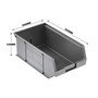 Dividers for 4x Plastic Bins - Van Racking Accessory