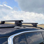 Aero Design open rail cross bars V1 | Renault Koleos 2008+ | Black