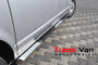 VW Caddy SWB 2004 - 10 Premium Hand Polished Stainless Steel Viper Side Bars With Steps VW Caddy SWB Accessories