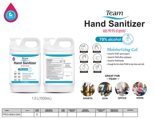 GRAND INNOVATIONS 1.5 L INSTANT HAND SANITIZER