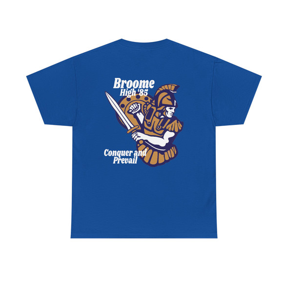 Broome High School Class of 1985 T-Shirt - front and back images Broome High School Class of 1985 T-Shirt - front and back images