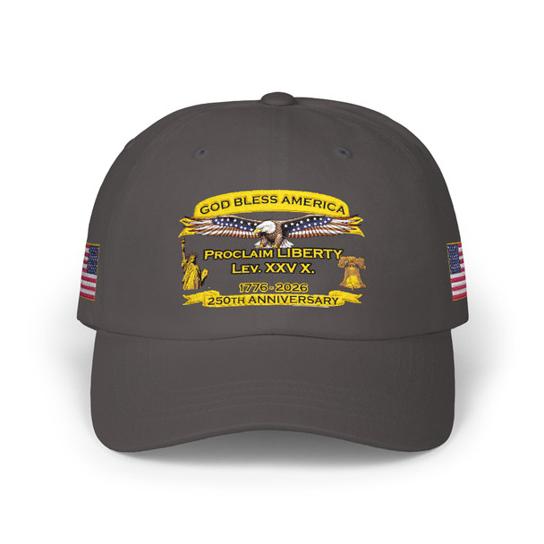 God Bless America 250th Anniversary Liberty Hat - Embroidered Baseball Cap