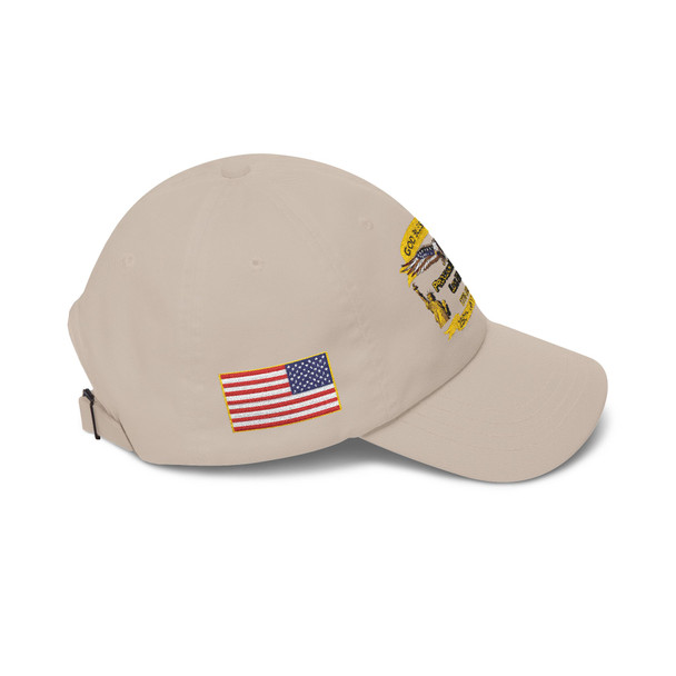 God Bless America 250th Anniversary Embroidered Baseball Cap