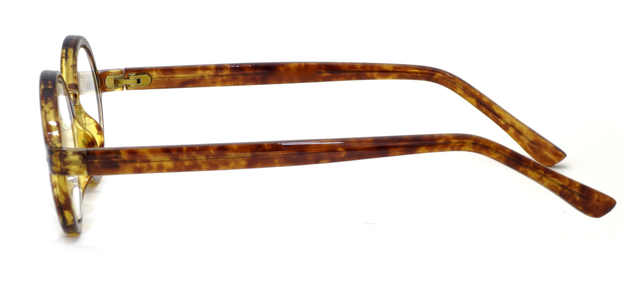 Calabria Oval Reading Sunglasses - Champagne Tortoise, Gradient Grey Lenses