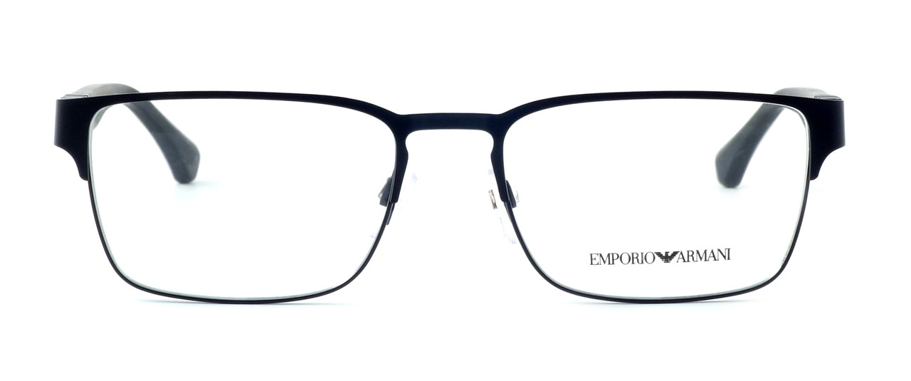 Emporio Armani Designer Eyeglasses EA1027-3001 in Black :: Custom Left \u0026  Right Lens - Designer Glasses USA