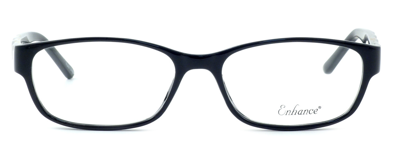 Enhance Optical Designer Eyeglasses 3959 in Black Progressive