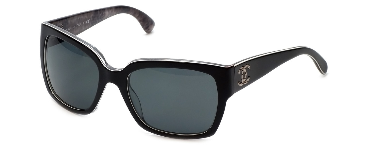 Chanel Designer Sunglasses 5220-13123F in Black with Grey