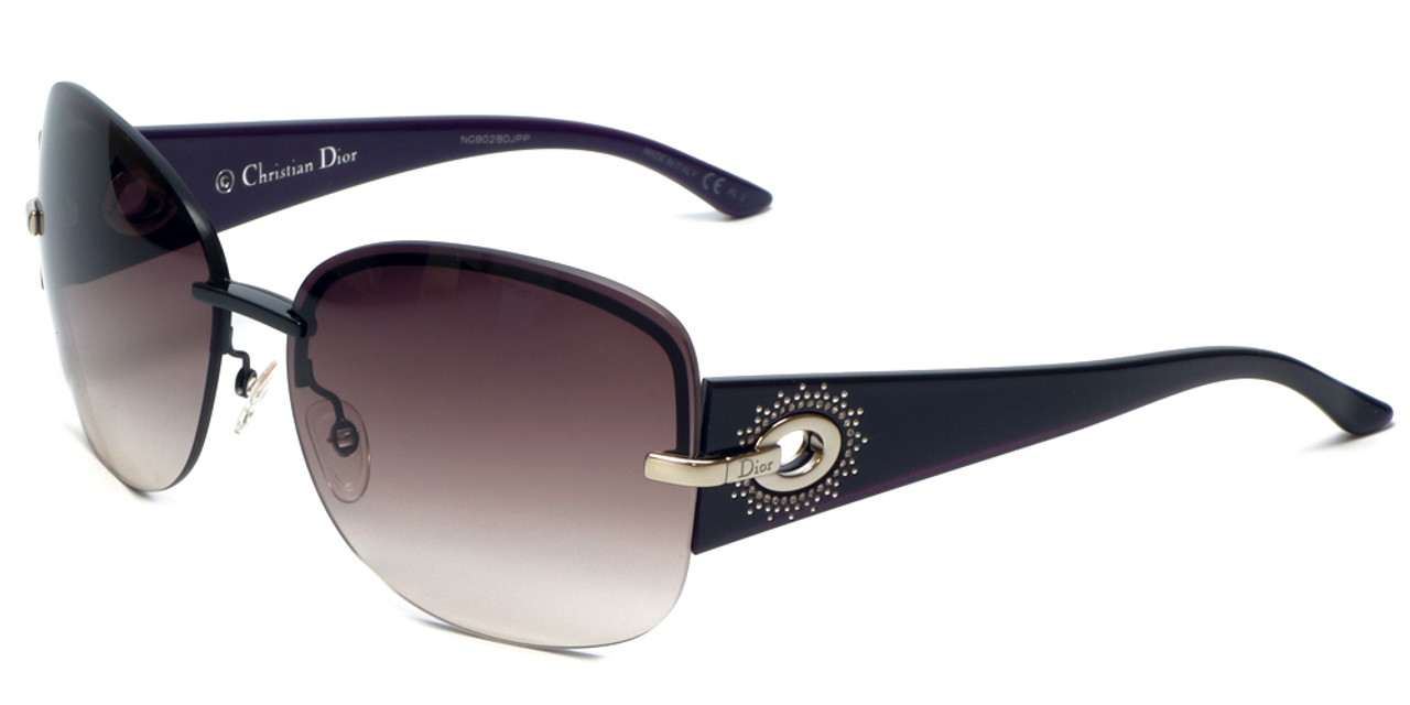美品　Christian Dior　サングラス　Dior PrecieuseF Christian Dior Designer Sunglasses Precieusef-KGH in Black