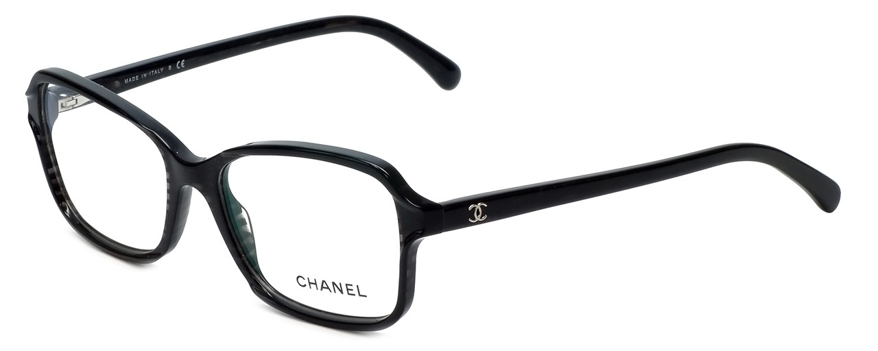 Chanel 3066-B Eyeglasses 767 CLEAR/ CHROME 55mm - Elite Eyewear Studio