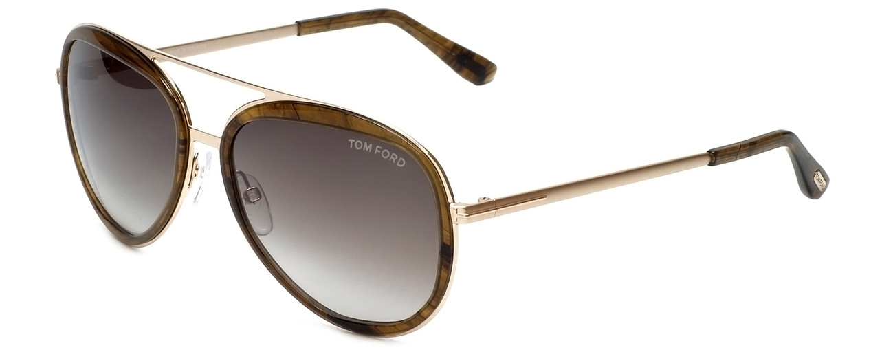 Tom-Ford Designer Sunglasses Andy TF468-41K in Rose-Gold 