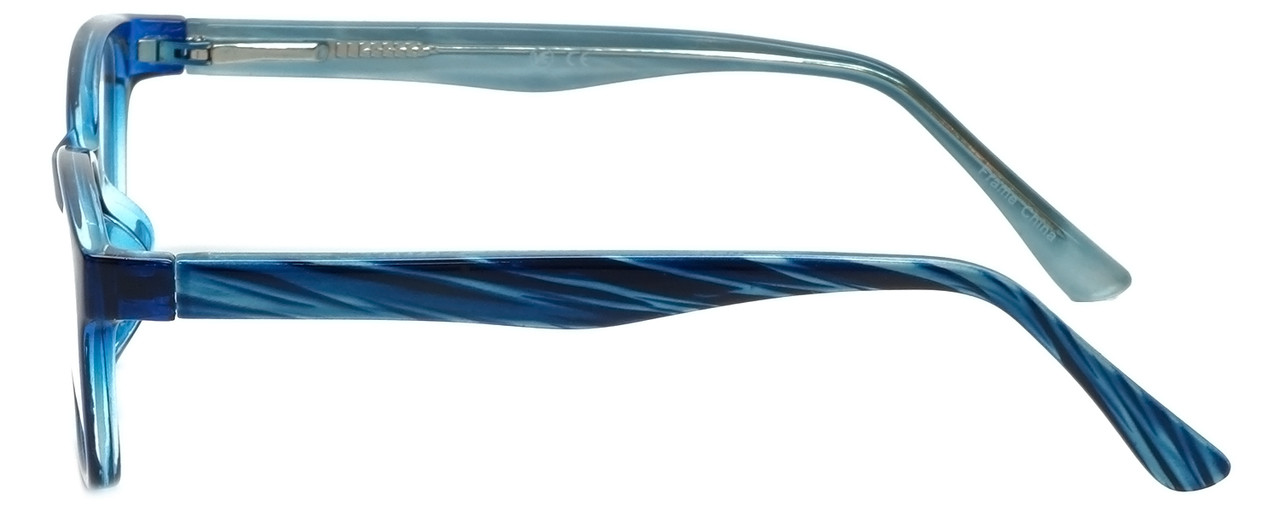 Metro Designer Eyeglasses Metro23Blue in Blue 47mm Rx Single