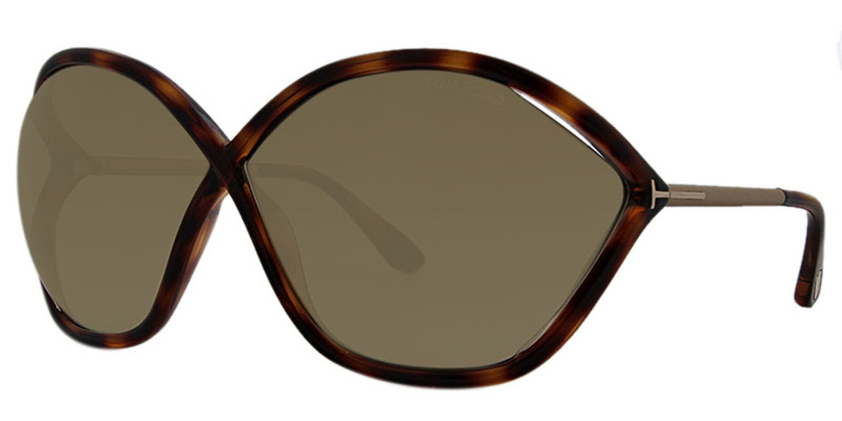 Tom Ford Women\'s Sunglasses Green tortoise & gold Shop the Tom Ford Iggy FT1364 Sunglasses Dark Havana/Green main image 3