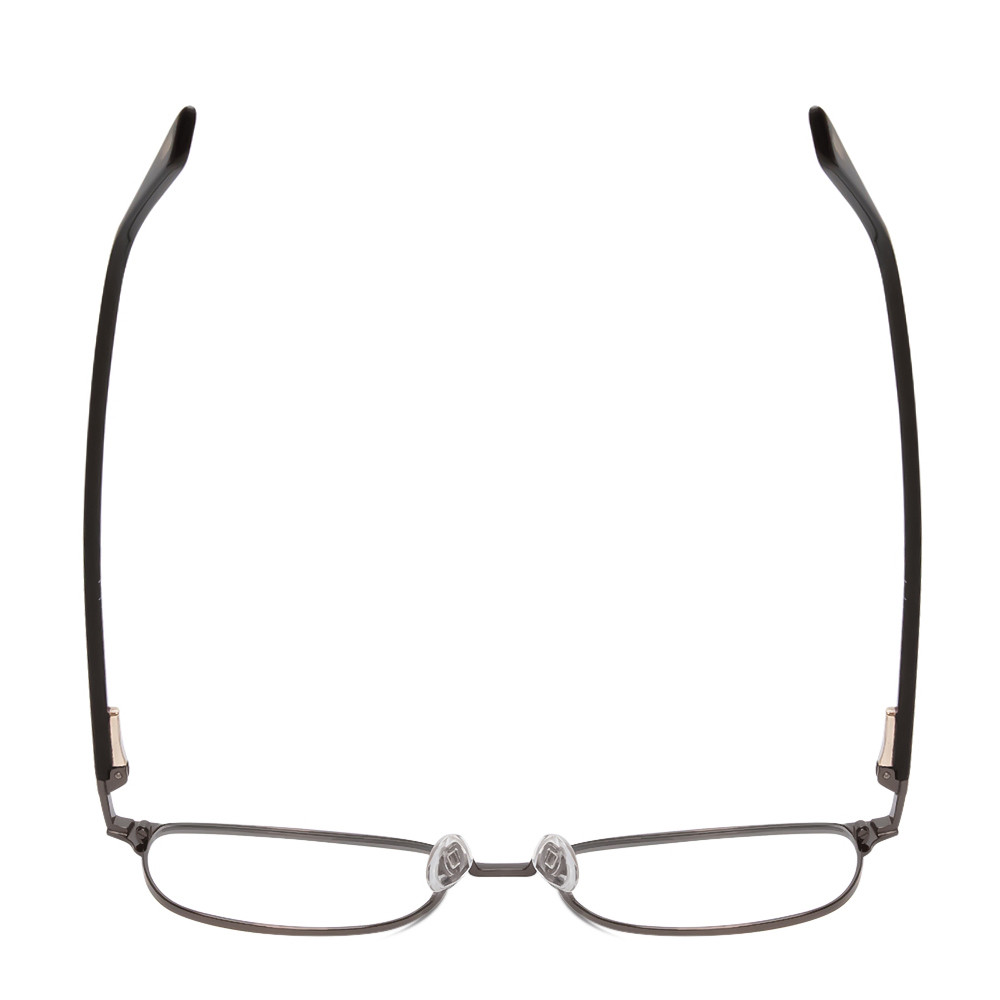 Ernest Hemingway 4890 Unisex Cateye SemiRimless Eyeglasses Black/Gun