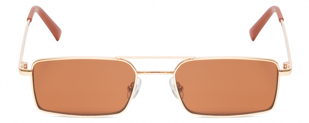 Kendall Gold Brown Sunglasses