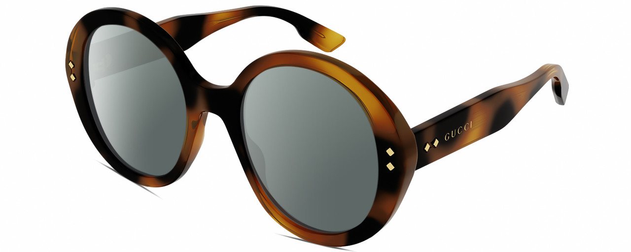 Gucci GG1081S Womens Round Polarized Sunglasses Tortoise  display picture 3