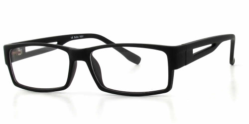 Soho Designer Eyeglasses 1001 in Matte Black :: Rx Bi-Focal