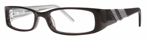 Calabria Viv Designer Eyeglasses 659 in Black :: Rx Bi-Focal