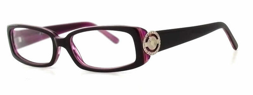 Calabria Viv Designer Eyeglasses 676 in Purple :: Rx Bi-Focal