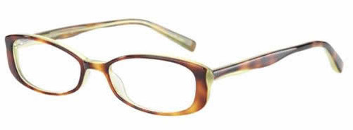 Jones NY Designer Eyeglasses J718 in Tortoise-Green :: Rx Bi-Focal