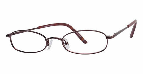 Seventeen Designer Eyeglasses 5303 in Burgundy :: Rx Bi-Focal