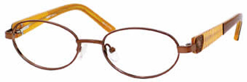 Seventeen Designer Eyeglasses 5355 in Brown :: Rx Bi-Focal