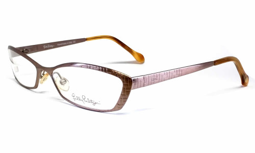 Lilly Pulitzer Designer Eyeglasses Jillie in Brushed Sand :: Progressive