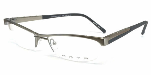 Kata Designer Eyeglasses 200 Trestle in Gun :: Progressive