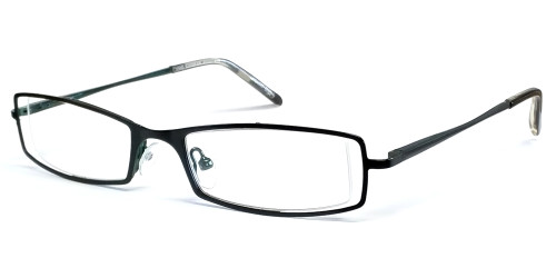 Calabria Viv 418 Designer Reading Glasses in Black-Green