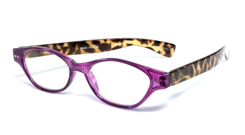 Calabria R544S Designer Eyeglasses in Purple-Tortoise :: Rx Single Vision
