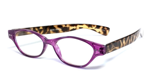 Calabria R544S Designer Eyeglasses in Purple-Tortoise :: Progressive