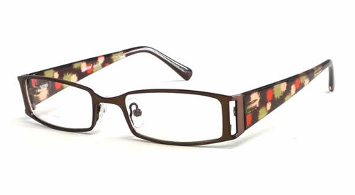 Seventeen Designer Eyeglasses 5343 in Brown :: Rx Single Vision