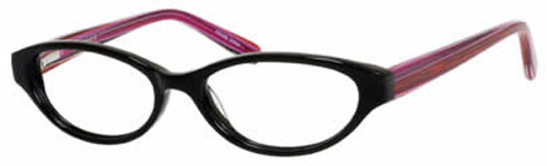 Seventeen Designer Eyeglasses 5391 in Black Ruby :: Rx Bi-Focal