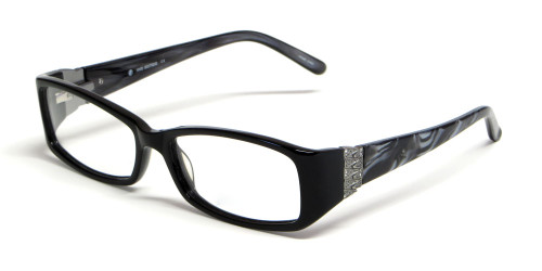 Calabria Viv 4018 Designer Eyeglasses in Black Marble :: Rx Single Vision