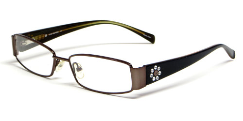 Calabria Viv 5010 Designer Eyeglasses in Bronze :: Rx Single Vision