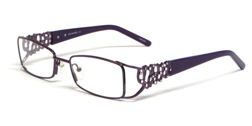 Calabria Viv 5013 Designer Eyeglasses in Purple :: Rx Single Vision