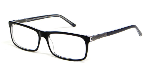 Calabria Viv Designer Eyeglasses PA808 in Black Denim :: Rx Single Vision