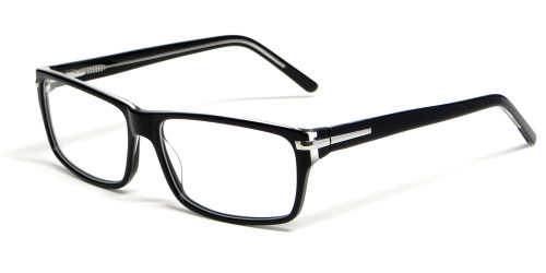 Calabria Viv Designer Eyeglasses PA821 in Black Crystal :: Rx Single Vision