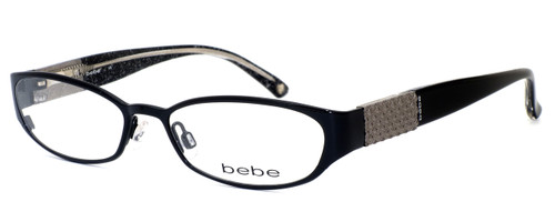 bebe Womens Designer Eyeglasses 5019 in Jet :: Rx Single Vision